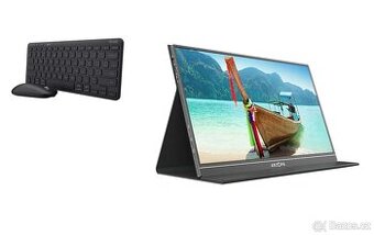 Externí monitor + bezdrátová mys a klávesnice