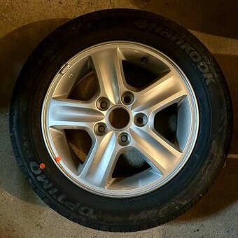 Alu kola 4x, plnohodnotná rezerva 1x