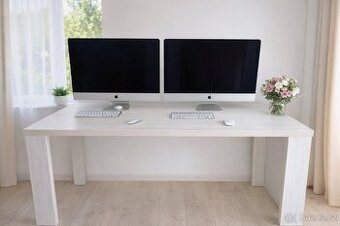 Velký psací stůl, šuplíkový stolek, konferenční stolek