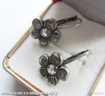 Gallic - naušnice s crystalem Swarovski - 1