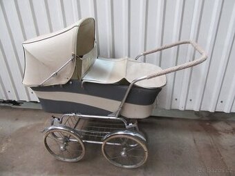 Nabízím retro kočárek Liberta pro dítě. Chrom původní s pati