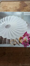 Retro skleněný tác