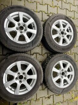 Alu kola ATS rozteč 5x112 zánovní letní pneu 195/65/15
