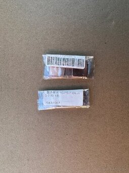 Měděné destičky 15x15x1 a 20x20x1,5mm