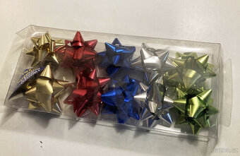 Vánoční ozdoby - hvězdice - papírové rozetky
