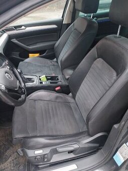 Vw passat b8 sedacky kuze+alcantara