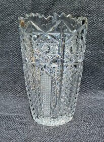 Křišťálová váza s ručním brusem - Crystal Bohemia - 1