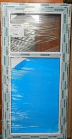 Plastové vchodové dveře 98x198x7cm(DxVxH)bílé-nové
