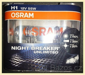 Nové OSRAM H1 12V 55W NIGHT BREAKER blistr - 2ks