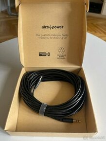 AlzaPower Core Audio 3.5mm Jack (M) to 3.5mm Jack (M) 10m - 1