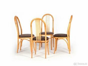 Kvalitní jídelní židle TON nové čalounění, 4 kusy. - 1