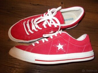 KOŽENÉ PĚKNÉ KECKY CONVERSE ALL STAR V.46 TOP STAV