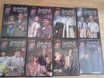 Prodám DVD Hercule Poirot - DVD 32, 33, 35, 36, 39, 40, 43 a