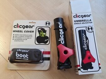 CLICGEAR - držák deštníku, obal na kola