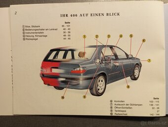 Příručky uživatele Peugeot ,405,406 - 1