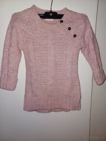 Pletené šaty / svetr 3-5 let