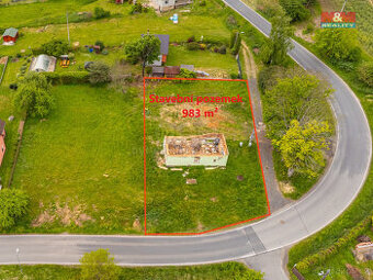 Prodej pozemku k bydlení, 983 m², Libež