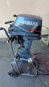 Lodni motor Yamaha 5 (8)hp 2t 2valec kratka noha, el strter,