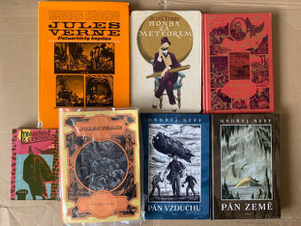 Jules Verne – různé knihy MF Mustang SNDK Albatros 70-200 Kč