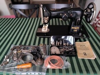 Pfaff 130 – legendární německý stroj (rovnosteh + cik-cak)