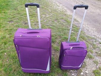 Kvalitní cestovní kufr velký a menší v novém stavu