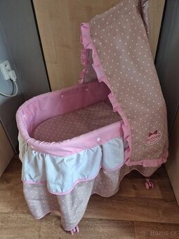 Postylka pro panenky, jídelní židlička,  přebalovací pult