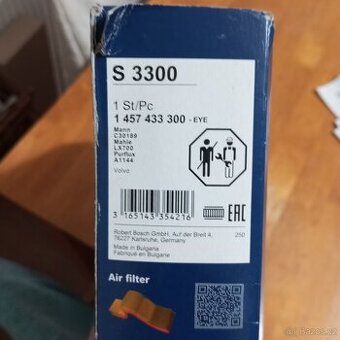 Vzduchový filtr VOLVO - BOSCH 1457433300 - NOVÝ