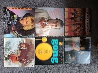 6x české gramofonové LP desky