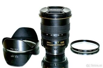 Nikon AF-S 12-24mm 1:4G + UV filtr 77mm TOP STAV
