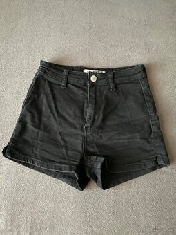Dámské černé džínové kraťasy