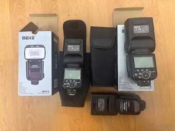 2× Meike MK910 pro Nikon (i-TTL) + zdarma MK900