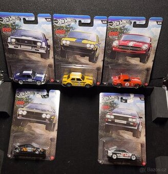 Hotwheels set silver series rally