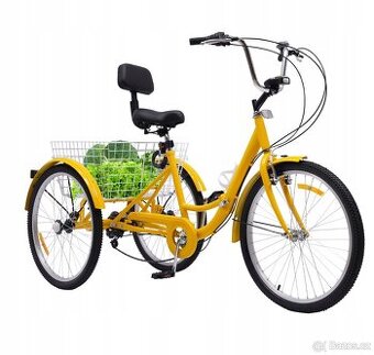 24palcové skládací tříkolka 7 rychlosti