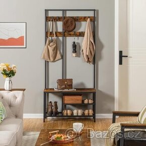 Stojací víceúčelový věšák do předsíně