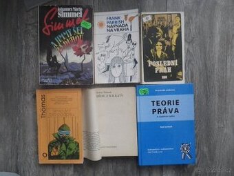 rúzné knihy, i detektivky