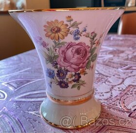 Royal Dux porcelánová váza (na tulipány velikost) TOP stav