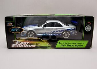 Nissan Skyline 2001 Fast & Furious 1:18 Joy Ride Ertl 33447
