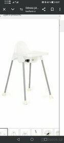 Jídelní židlička z IKEA