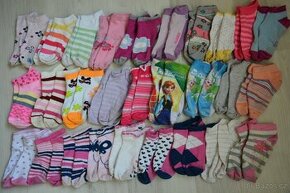 Nízké ponožky vel. 31-34, kotníčkové, 28 párů