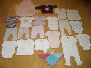 Komplet oblečení pro miminko holčičku v.50-56 TOP stav - 1