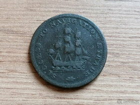 Kanada koloniální mince 1/2 Penny 1815 kolonie Nové Skotsko