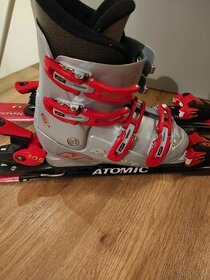Dětské sjezdové lyže Atomic + lyžáky Nordica