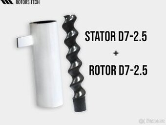 Šnekové čerpadlo Rotor D7-2.5 + Stator D7-2.5