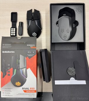 Herní bezdrátová myš SteelSeries Rival 650 Wireless