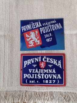Smaltované cedule