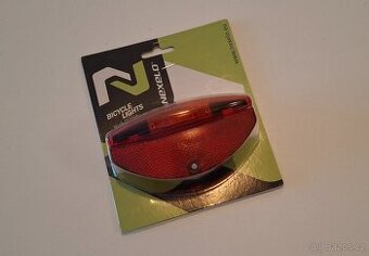 Světlo Nexelo zadní bateriové na nosič kola 3 LED
