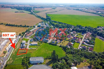 Prodej, stavební pozemek, 697 m2, Praha 9 - Horní Počernice