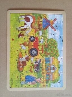 Dřevěné puzzle