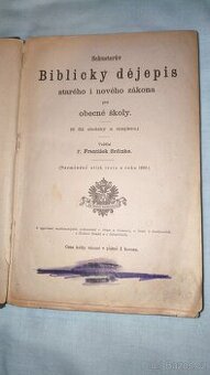 Biblický dějepis z roku 1901.