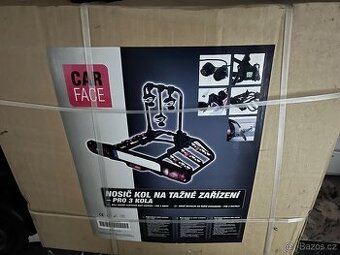 Nosič kol na tažné zařízení pro 3kola, nové zabalené CARFACE
